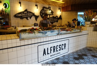 169 a0f. Peru - Lima - Alfresco restaurant