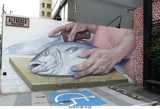 180 a0f. Peru - Lima - Alfresco restaurant - sign