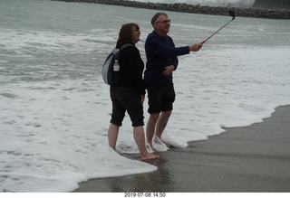 210 a0f. Peru - Lima - walk around  - Suzanne and Andrew