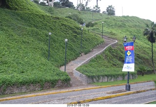237 a0f. Peru - Lima - Pacific Ocean beach walk