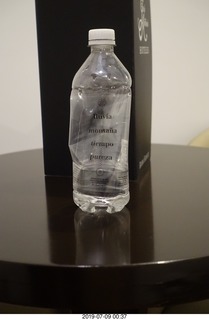 306 a0f. water bottle from Cusco to Lima - squished water bottle from pressure change