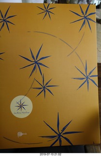 43 a0f. Peru - Lima - beach pier lunch - menu