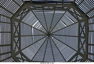 71 a0f. Peru - Lima - beach pier - looking up