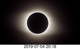 early eclipse pictures