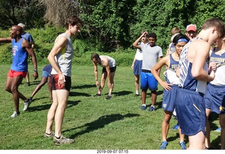 Curtis Arboretum - Cheltenham XC alumni race - starting line