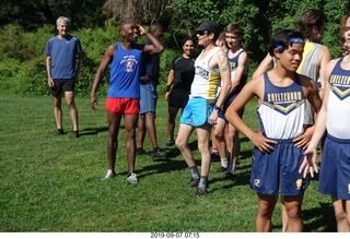 Curtis Arboretum - Cheltenham XC alumni race - starting line