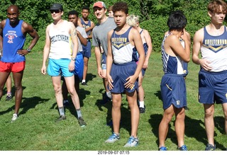 Curtis Arboretum - Cheltenham XC alumni race - starting line