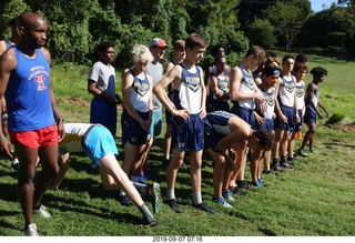 Curtis Arboretum - Cheltenham XC alumni race - starting line
