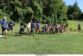 Curtis Arboretum - Cheltenham XC alumni race - starting line - John D
