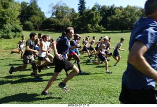 Curtis Arboretum - Cheltenham XC alumni race - start