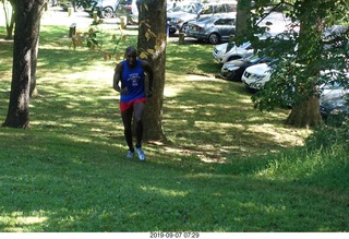 Curtis Arboretum - Cheltenham XC alumni race - hill at two miles - John D