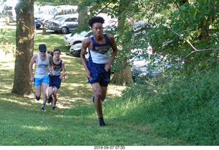 Curtis Arboretum - Cheltenham XC alumni race - hill at two miles