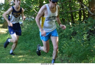 Curtis Arboretum - Cheltenham XC alumni race - hill at two miles - Jordy