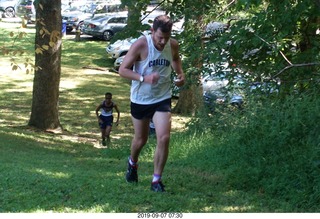 Curtis Arboretum - Cheltenham XC alumni race - hill at two miles