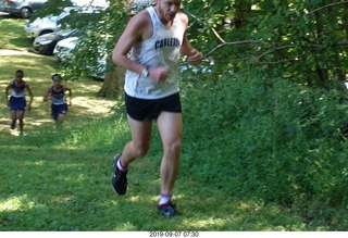 Curtis Arboretum - Cheltenham XC alumni race - hill at two miles - John D