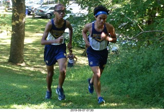 Curtis Arboretum - Cheltenham XC alumni race - hill at two miles - John D