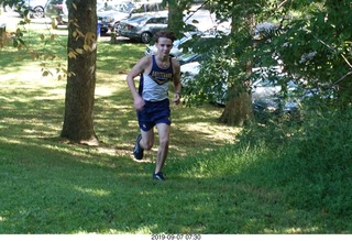 Curtis Arboretum - Cheltenham XC alumni race - hill at two miles