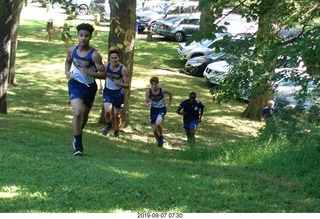 Curtis Arboretum - Cheltenham XC alumni race - hill at two miles