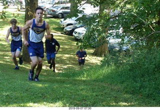 Curtis Arboretum - Cheltenham XC alumni race - hill at two miles
