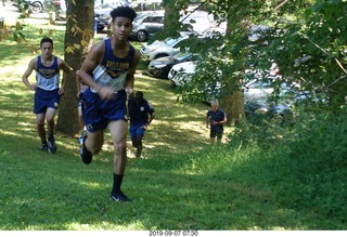 Curtis Arboretum - Cheltenham XC alumni race - hill at two miles