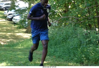 Curtis Arboretum - Cheltenham XC alumni race - hill at two miles - Mark G