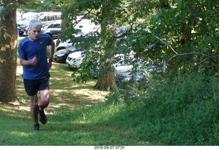 Curtis Arboretum - Cheltenham XC alumni race - hill at two miles