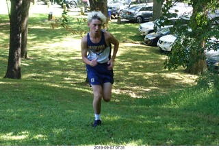 Curtis Arboretum - Cheltenham XC alumni race - hill at two miles