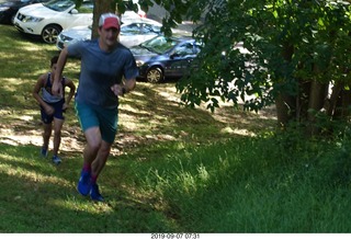 Curtis Arboretum - Cheltenham XC alumni race - hill at two miles