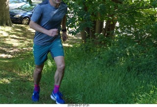 Curtis Arboretum - Cheltenham XC alumni race - hill at two miles