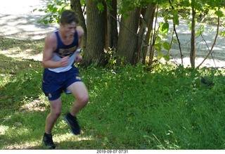 Curtis Arboretum - Cheltenham XC alumni race - hill at two miles