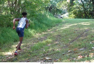 Curtis Arboretum - Cheltenham XC alumni race - hill at two miles