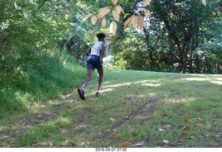 Curtis Arboretum - Cheltenham XC alumni race - hill at two miles