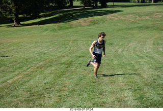 Curtis Arboretum - Cheltenham XC alumni race - hill at two miles