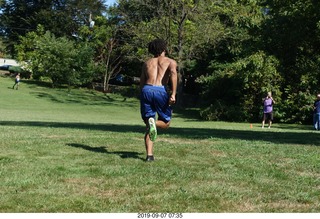 Curtis Arboretum - Cheltenham XC alumni race - finish