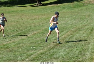 Curtis Arboretum - Cheltenham XC alumni race - finish - John D