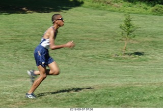 Curtis Arboretum - Cheltenham XC alumni race - finish - Adam A