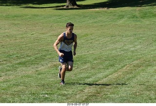 Curtis Arboretum - Cheltenham XC alumni race - finish - Mark G