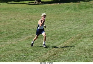 Curtis Arboretum - Cheltenham XC alumni race - finish - Mark V