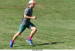 Curtis Arboretum - Cheltenham XC alumni race - finish - Dan S