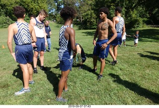 Curtis Arboretum - Cheltenham XC alumni race - finish