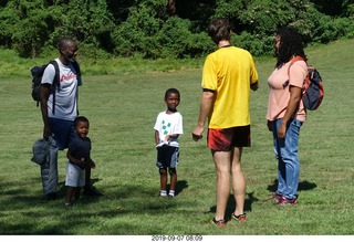 Curtis Arboretum - Cheltenham XC alumni race - Adam A and family
