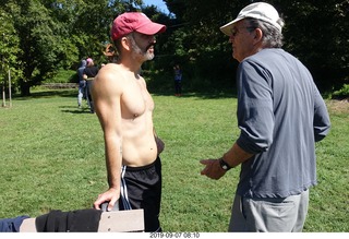 Curtis Arboretum - Cheltenham XC alumni race - Coaches Rob and Tom Sexton