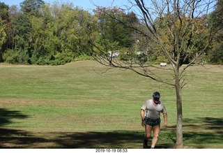 Curtis Arboretum run + Adam