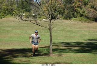 Curtis Arboretum run + Adam