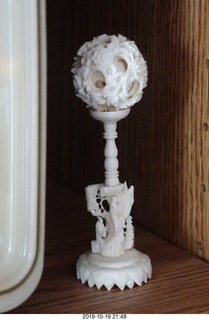 Phil's white ivory ball