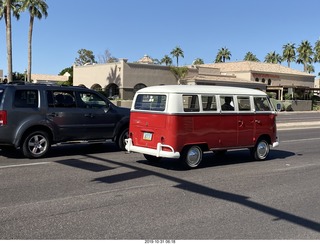 original Volkswagon microbus WOODSTK license plate