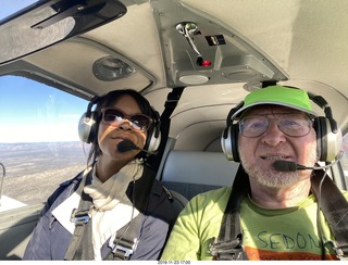 Robert Moses and Adam flying in N8377W