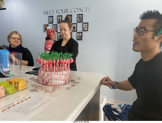 pot luck at work - birthday cake