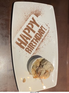 Jerome birthday dessert