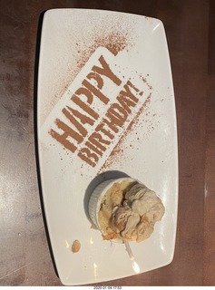 Jerome birthday dessert